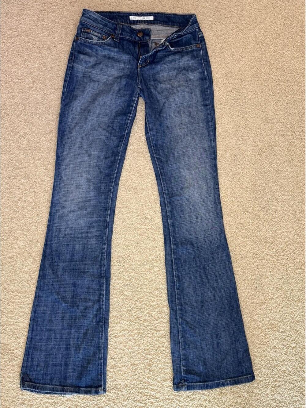 Joe’s Jeans Womens Flare Bootcut Low Rise Stretch Denim Jeans W26